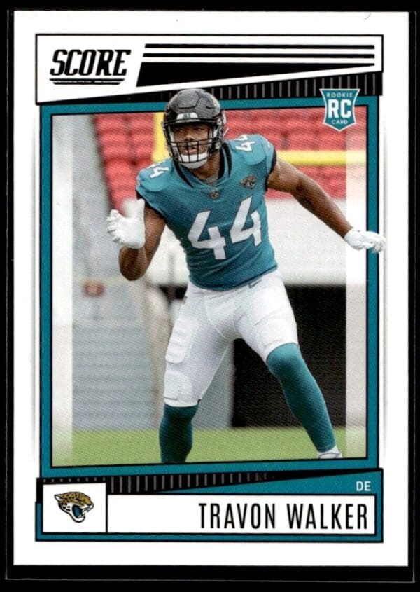 _10 2022 Score Jacksonville Jaguars #340 Travon Walker RC Rookie