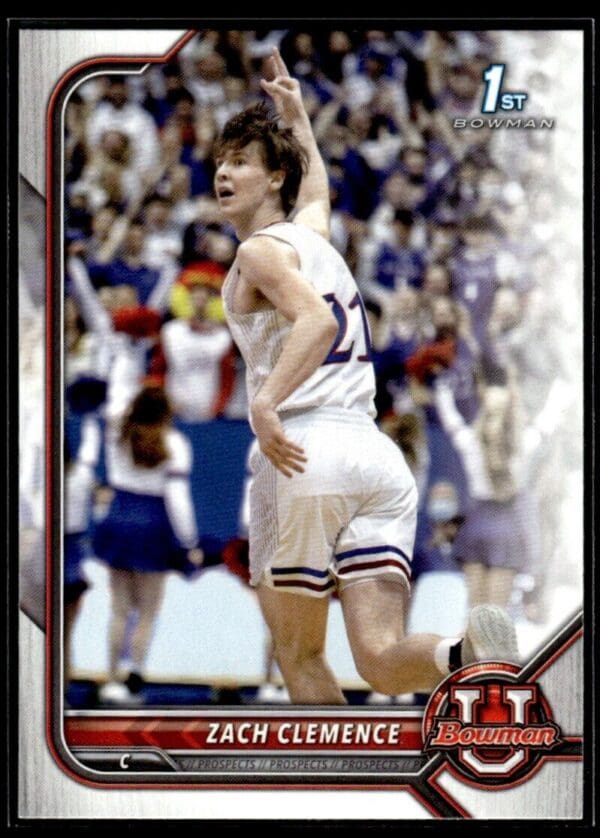 2022 Topps Bowman University  #7 Zach Clemence