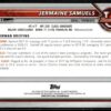 2022 Topps Bowman University  #53 Jermaine Samuels