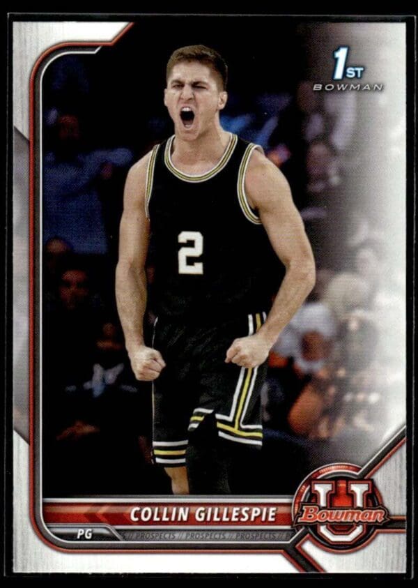 2022 Topps Bowman University  #81 Collin Gillespie