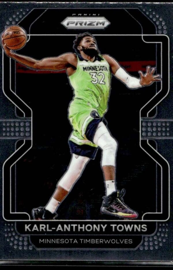 2021 Panini Prizm Minnesota Timberwolves #157 Karl-Anthony Towns