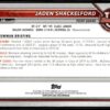 2022 Topps Bowman University  #50 Jaden Shackelford