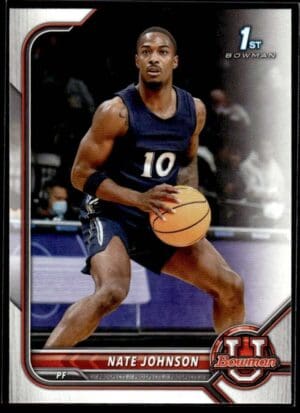 2022 Topps Bowman University  #59 Nate Johnson
