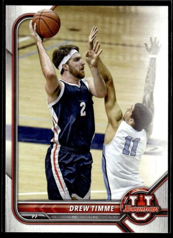 2022 Topps Bowman University  #92 Drew Timme