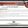 2022 Topps Bowman University  #92 Drew Timme