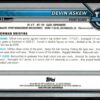 2022 Topps Bowman University  #25 Devin Askew Pink Refractor