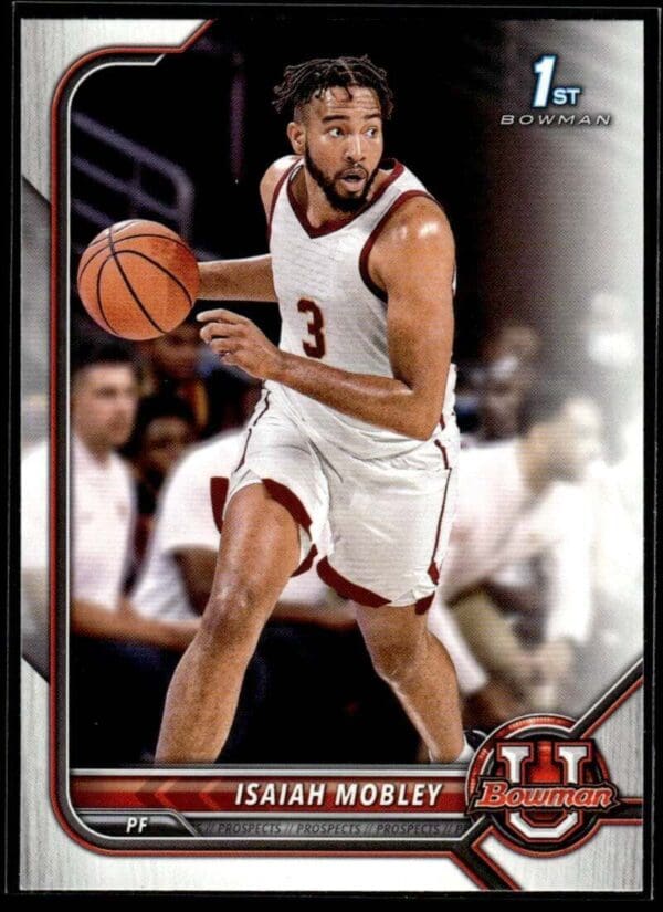 _10 2022 Topps Bowman University #67 Isaiah Mobley