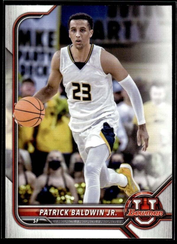 2022 Topps Bowman University  #90 Patrick Baldwin Jr.