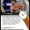2021 Panini Prizm Draft Picks Texas Longhorns #27 Greg Brown III RC Rookie