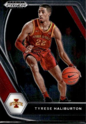 2021-22 Panini Prizm Draft Picks Tyrese Haliburton Iowa State Cyclones #37