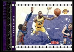 _10 2021-22 Hoops Lights Camera Action LeBron James Los Angeles Lakers #28