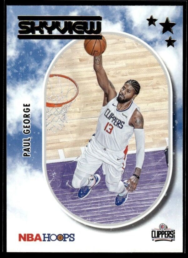 2021-22 Hoops Skyview Paul George Los Angeles Clippers #7