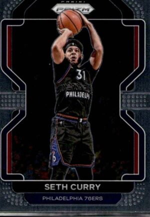 2021 Panini Prizm Philadelphia 76ers #198 Seth Curry