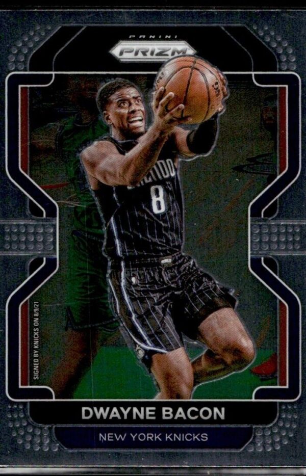 2021 Panini Prizm New York Knicks #197 Dwayne Bacon