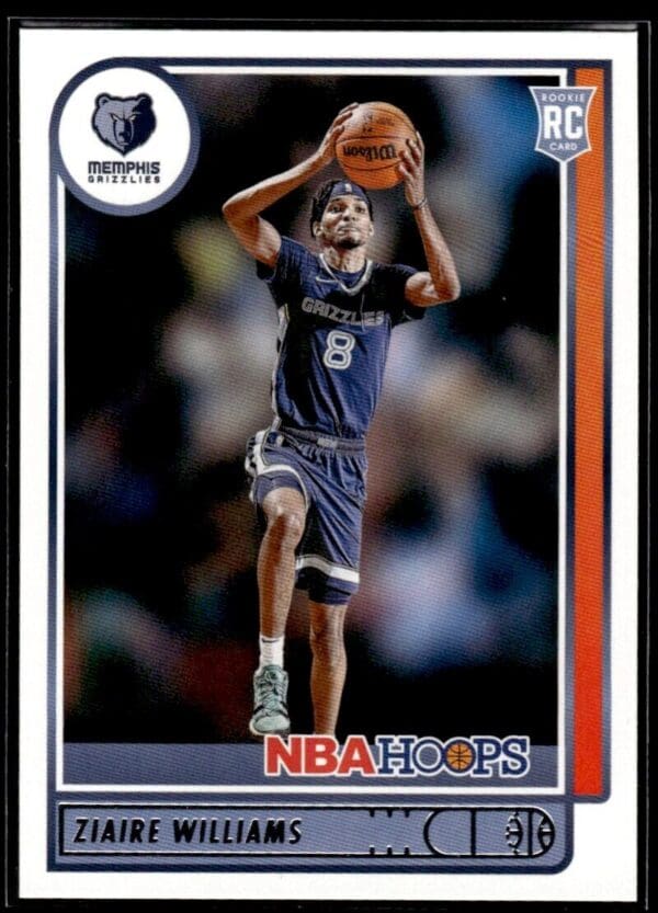 2021 NBA Hoops Memphis Grizzlies #211 Ziaire Williams RC Rookie
