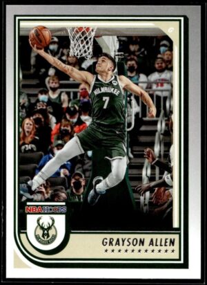 2022 Hoops Milwaukee Bucks #47 Grayson Allen