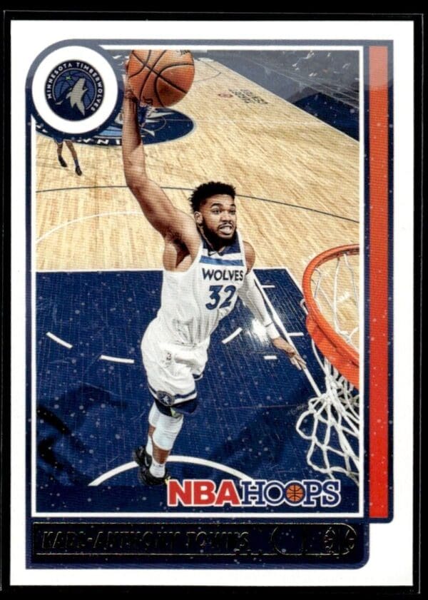 2021 NBA Hoops Winter Edition Minnesota Timberwolves #141 Karl-Anthony Towns