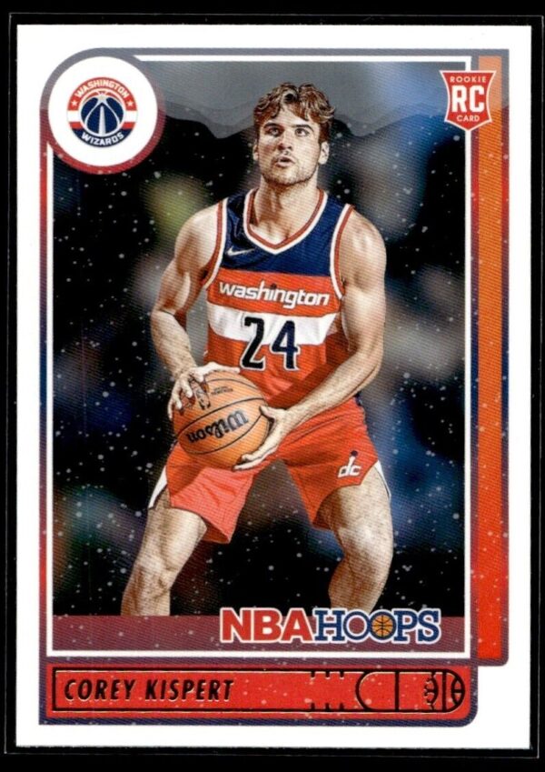 _10 2021 NBA Hoops Winter Edition Washington Wizards #212 Corey Kispert RC Rookie
