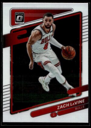 _10 2021 Donruss Optic Chicago Bulls #105 Zach LaVine