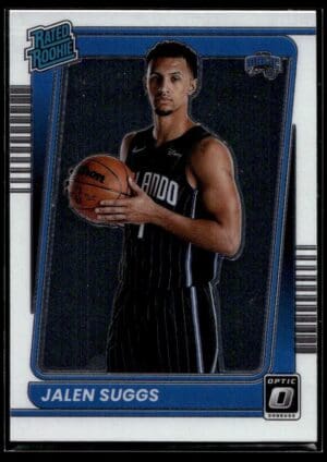 _10 2021 Donruss Optic Orlando Magic #179 Jalen Suggs RC Rookie