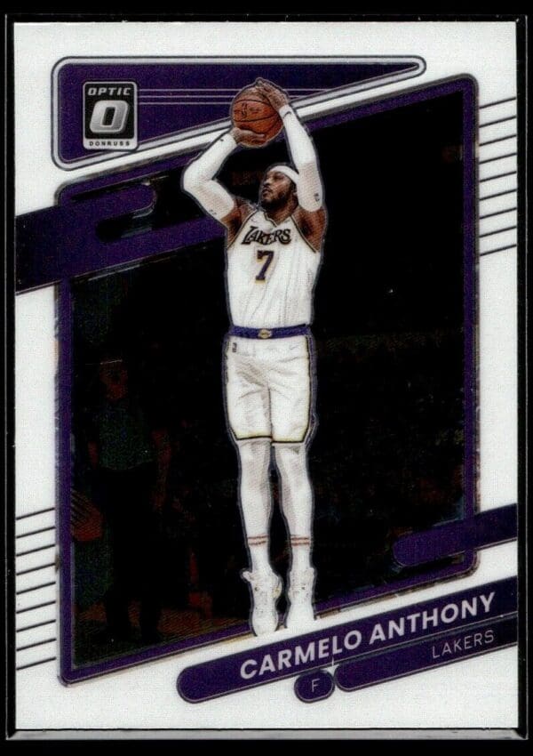 2021 Donruss Optic Los Angeles Lakers #109 Carmelo Anthony