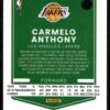 2021 Donruss Optic Los Angeles Lakers #109 Carmelo Anthony