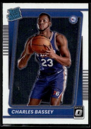 _10 2021 Donruss Optic Philadelphia 76ers #163 Charles Bassey RC Rookie