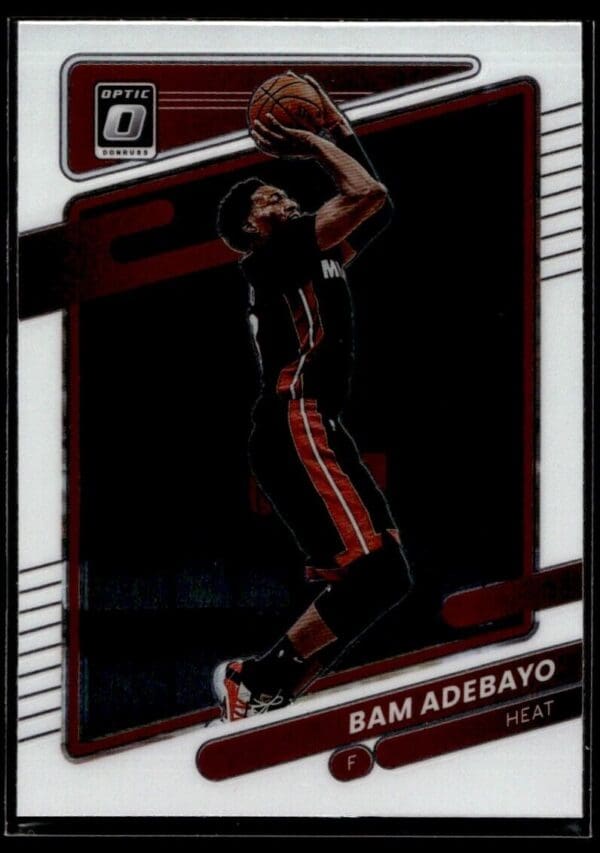 _10 2021 Donruss Optic Miami Heat #148 Bam Adebayo