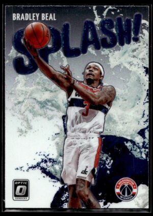 2021 Donruss Optic Splash Washington Wizards #10 Bradley Beal