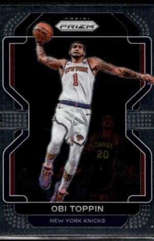 2021 Panini Prizm New York Knicks #141 Obi Toppin