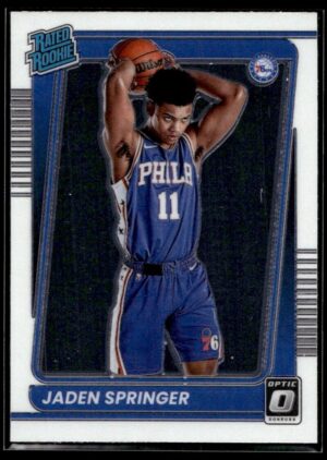 _10 2021 Donruss Optic Philadelphia 76ers #197 Jaden Springer RC Rookie