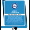 2021 Donruss Optic Philadelphia 76ers #197 Jaden Springer RC Rookie