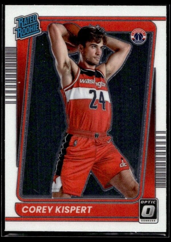2021 Donruss Optic Washington Wizards #183 Corey Kispert RC Rookie