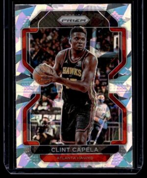 2021 Panini Prizm Atlanta Hawks #187 Clint Capela Cracked Ice