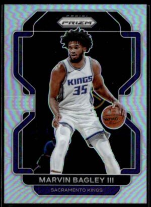 2021 Panini Prizm Sacramento Kings #136 Marvin Bagley III Silver