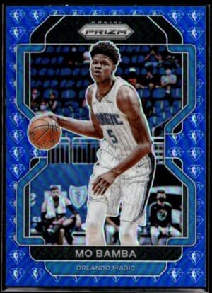 2021 Panini Prizm 75th Anniversary Orlando Magic #42 Mo Bamba Blue