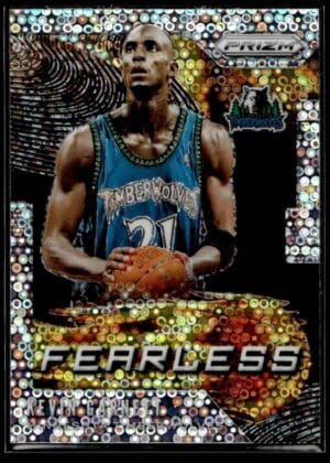 2019 Panini Prizm Fearless Minnesota Timberwolves #14 Kevin Garnett Silver Disco