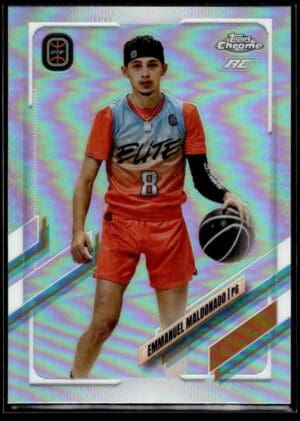 2021 Topps Overtime Elite Chrome  #49 Emmanuel Maldonado Refractor