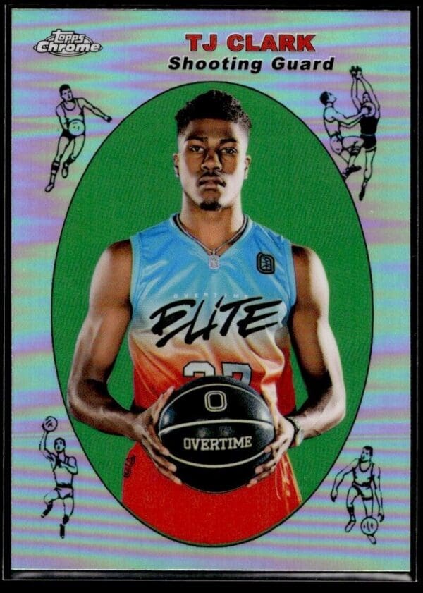 2021 Topps Overtime Elite Chrome  #69TB-6 TJ Clark