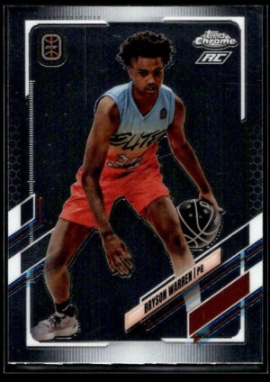 2021 Topps Overtime Elite Chrome  #50 Bryson Warren