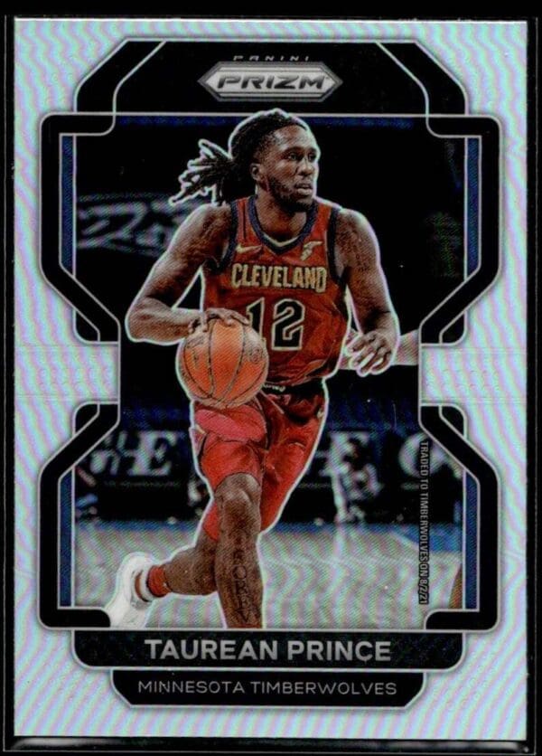 2021 Panini Prizm Minnesota Timberwolves #159 Taurean Prince Silver