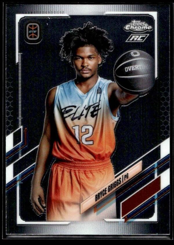 2021 Topps Overtime Elite Chrome  #51 Bryce Griggs