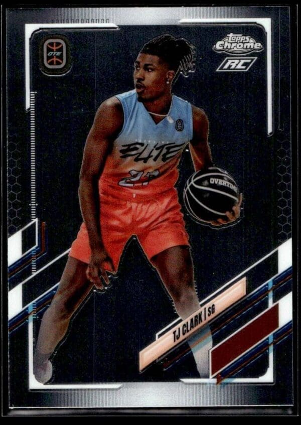 2021 Topps Overtime Elite Chrome  #85 Tj Clark