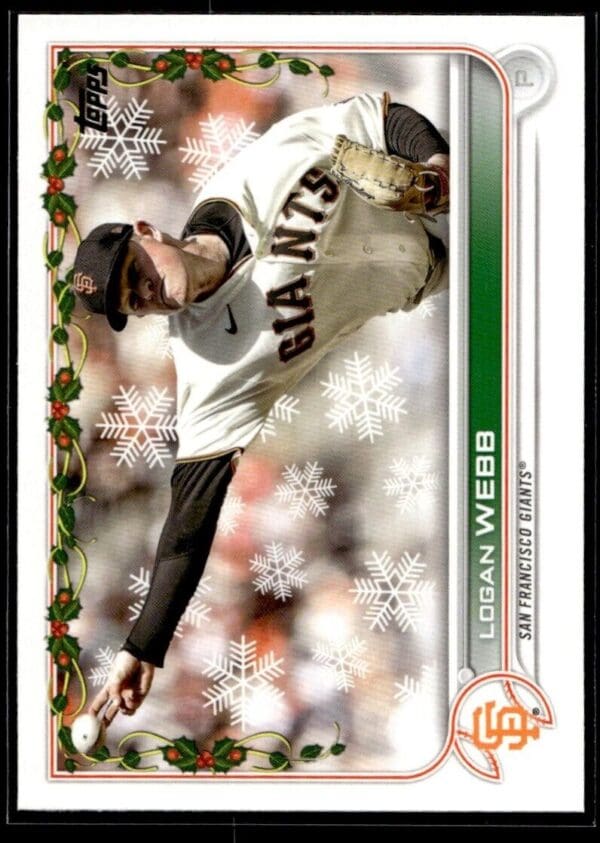 2022 Topps Holiday San Francisco Giants #144 Logan Webb
