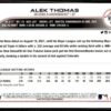 2022 Topps Holiday Arizona Diamondbacks #HW14 Alek Thomas RC Rookie