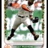 2022 Topps Holiday San Francisco Giants #HW121 Heliot Ramos RC Rookie