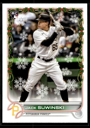 _10 2022 Topps Holiday Pittsburgh Pirates #HW103 Jack Suwinski RC Rookie