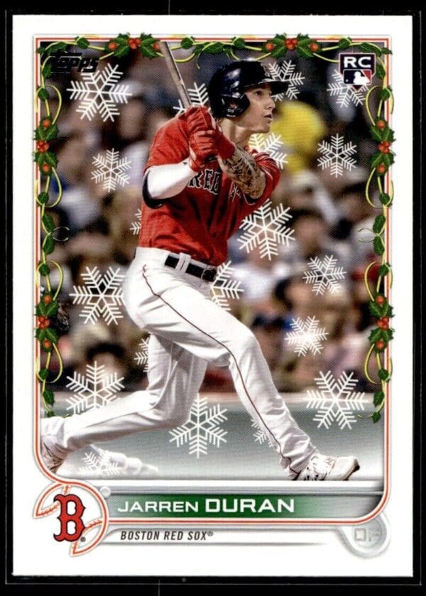 _10 2022 Topps Holiday Boston Red Sox #HW101 Jarren Duran RC Rookie