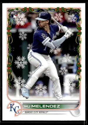 2022 Topps Holiday Kansas City Royals #HW78 MJ Melendez RC Rookie