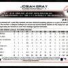 2022 Topps Holiday Washington Nationals #HW46 Josiah Gray RC Rookie
